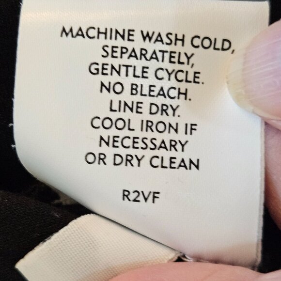 Eileen Fisher Black Dolman Sleeve Top Large Draped Knit Quiet Luxury - Picture 8 of 11